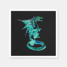 Meer Blau Drache Ozean Fantasie Mythisch Party Tis