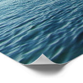 Meer, Boote und Himmel Poster (Ecke)