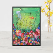 Meer der Farbgruß-Karte, es tut mir leid Karte (Gelbe Blume)