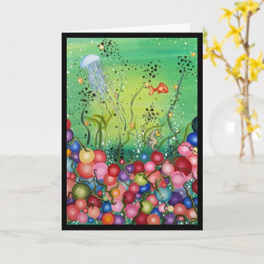 Meer der Farbgruß-Karte, es tut mir leid Karte (Gelbe Blume)