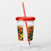 Meer der feuerischen Blume Acryltrinkbecher (Links)