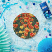 Meer der feuerischen Blume Pappteller (Party)