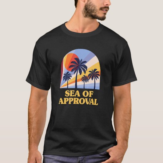 Meer der Genehmigung Beach Redewendungen Ozeanquot T-Shirt (Vorderseite)