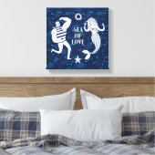 Meer der Liebe Poster Leinwanddruck (Insitu (Schlafzimmer))