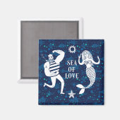 Meer der Liebe Poster Magnet (Vorderseite/Rückseite)