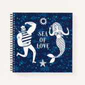 Meer der Liebe Poster Notizbuch (Vorderseite)