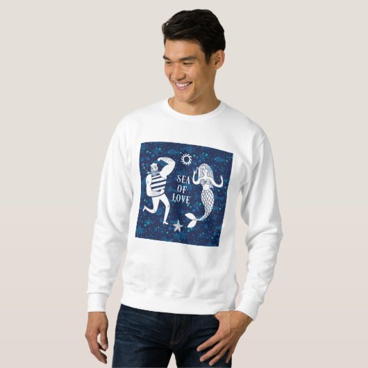 Meer der Liebe Poster Sweatshirt (Vorne ganz)