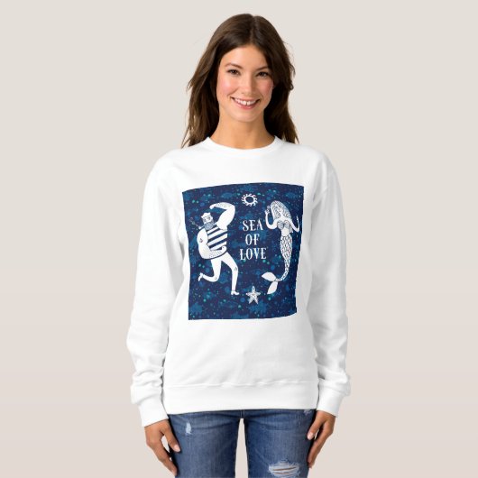 Meer der Liebe Poster Sweatshirt (Vorne ganz)