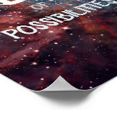Meer der Möglichkeiten Stardust Poster (Ecke)