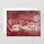 Meer der Rose Postkarte (Vorne/Hinten)