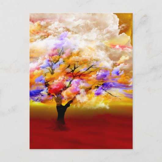 Meer der Rose von Lenny wolds surreal Postkarte (Vorderseite)