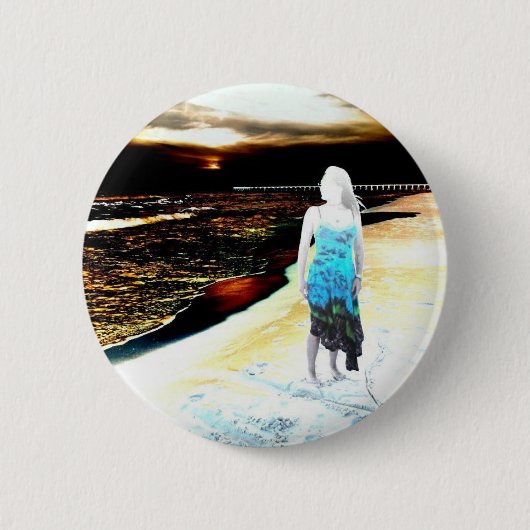 Meer der Rubine Button (Vorderseite)