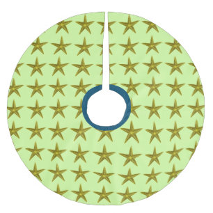 Meer der Sterne Polyester Weihnachtsbaumdecke