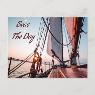 Meer Der Tag des Segelns Meer Postkarte