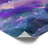 Meer der Wolken Poster (Ecke)