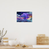 Meer der Wolken Poster (Küche)
