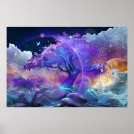 Meer der Wolken Poster