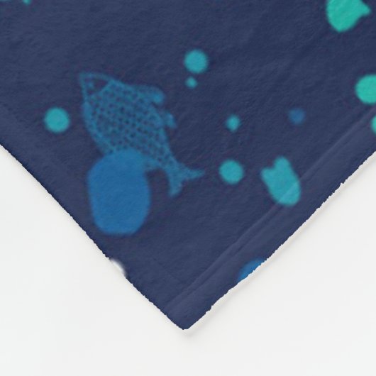 Meer des Liebe-Plakats Fleecedecke (Ecke)