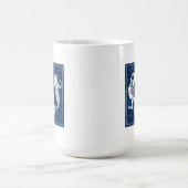 Meer des Liebe-Plakats Kaffeetasse (Mittel)