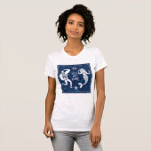 Meer des Liebe-Plakats T-Shirt (Vorne ganz)