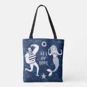 Meer des Liebe-Plakats Tasche (Rückseite)