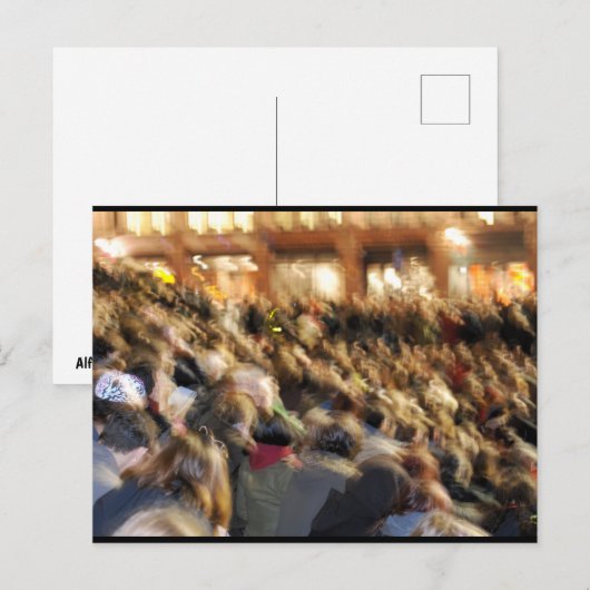 Meer des Protests Postkarte (Vorne/Hinten)