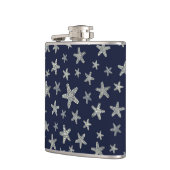 Meer des Starfish-Musters Flachmann (Links)