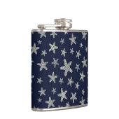 Meer des Starfish-Musters Flachmann (Rechts)