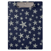 Meer des Starfish-Musters Klemmbrett (Vorderseite)