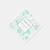 Meer Die Liebe Strand Hochzeit Serviette (Ecke)