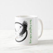 Meer-EagleCAM Logo-Tasse Kaffeetasse (VorderseiteRechts)