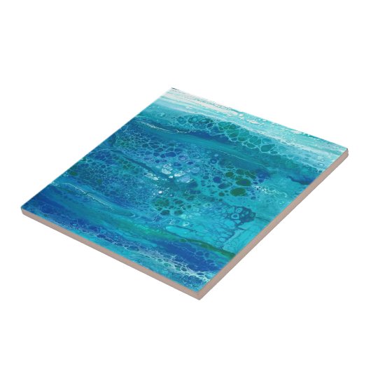 Meer färbt abstrakt fliese (Seite)