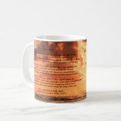 "Meer-Fieber" Sonnenuntergang Kaffeetasse (Vorderseite Links)