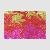 Meer flammender Farben Seidenpapier (Vorderseite)