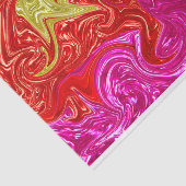 Meer flammender Farben Seidenpapier (Ausschnitt)
