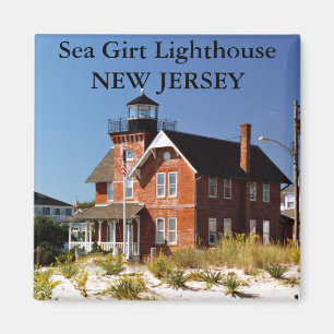 Meer geumgürteter Leuchtturm, New-Jersey Magnet