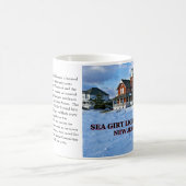 Meer geumgürteter Leuchtturm, New-Jersey Tasse (Mittel)