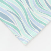 Meer Glas Wellen Fleecedecke (Ecke)