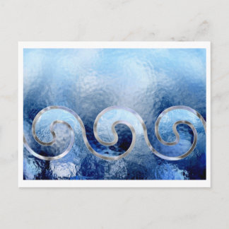 Meer, Himmel und Surfen Postkarte