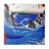 Meer, Hiroshige 歌川広重 Fliese (Vorderseite)