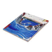 Meer, Hiroshige 歌川広重 Fliese (Seite)