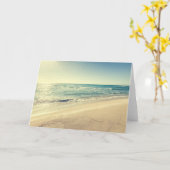 Meer im Winter Karte (Gelbe Blume)