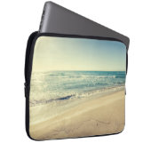 Meer im Winter Laptopschutzhülle (Vorne Rechts)