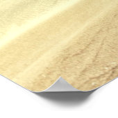 Meer im Winter Poster (Ecke)