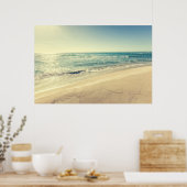 Meer im Winter Poster (Küche)
