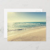 Meer im Winter Postkarte (Vorne/Hinten)