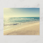 Meer im Winter Postkarte (Vorderseite)