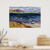 Meer in Bordighera durch Renoir Poster (Küche)