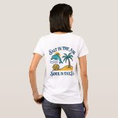 Meer in meinem Soul Delphin Beach Szene T-Shirt (Schwarz voll)
