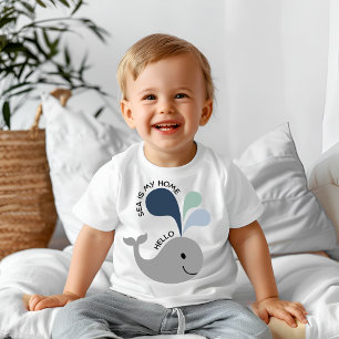 Meer ist mein Zuhause Baby T-shirt